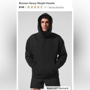 Mens Renown ALO Hoodie Black